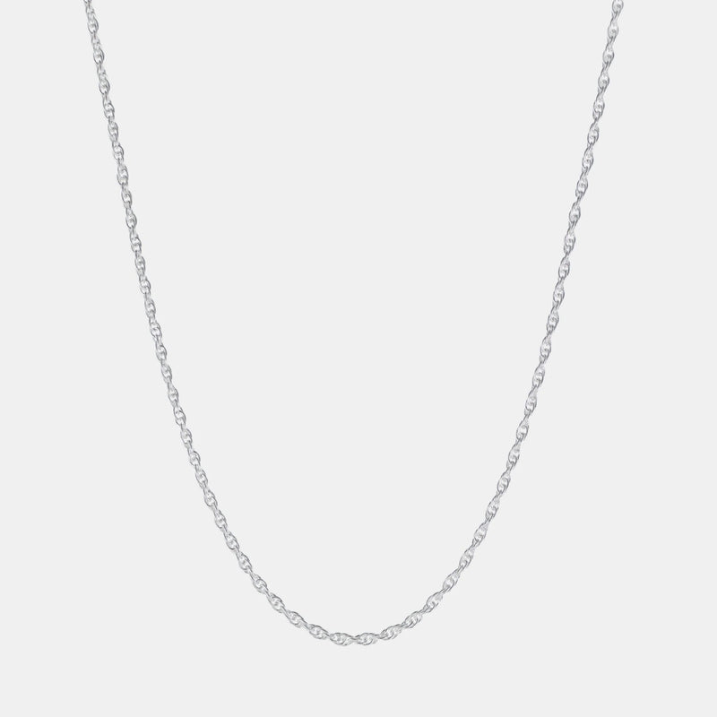 Cadena Cuerda Plata