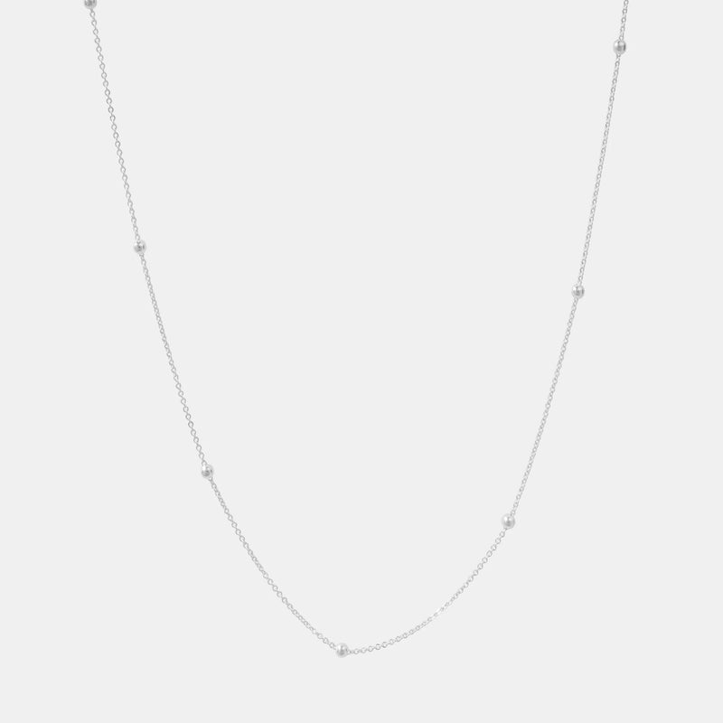 Cadena Esferas Plata