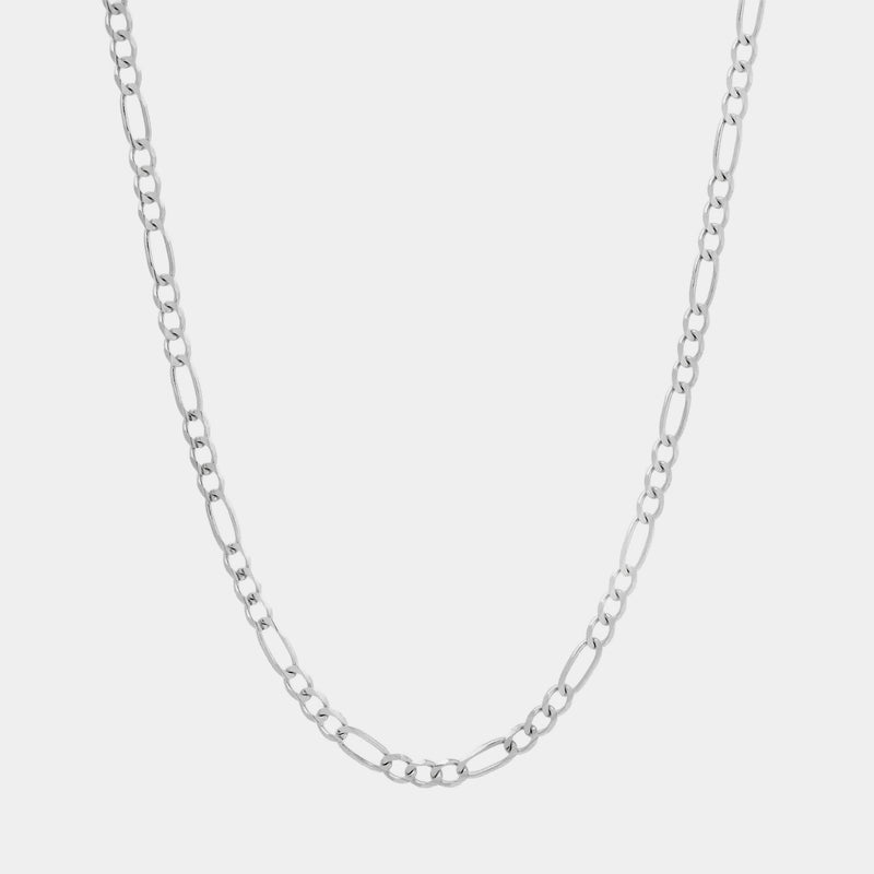 Cadena Fígaro 3X1 4mm Plata