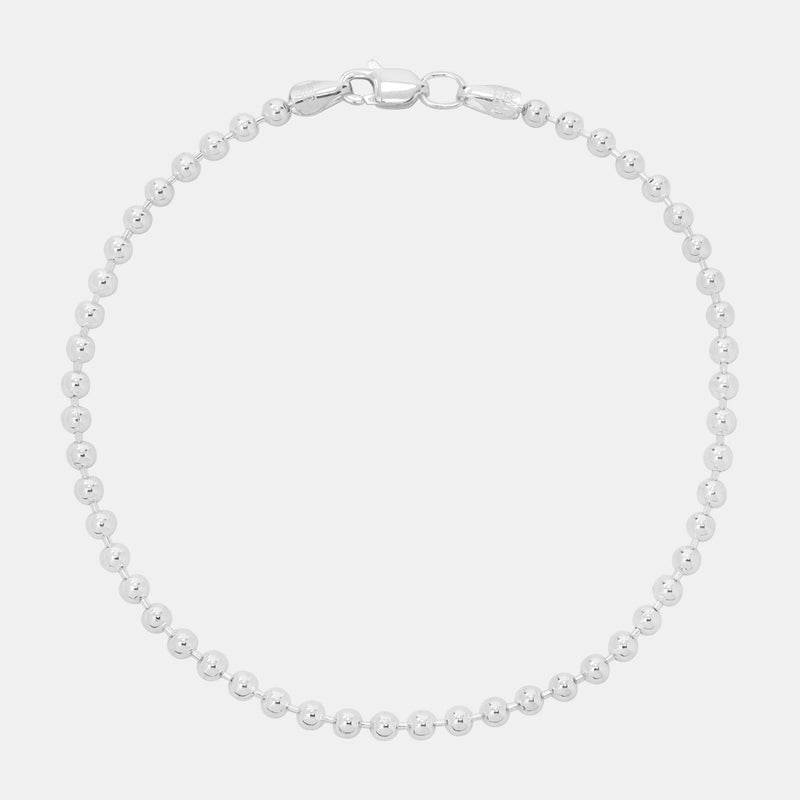 Bolitas 2.5mm (Plata) Pulsera - Triangulum Workshop