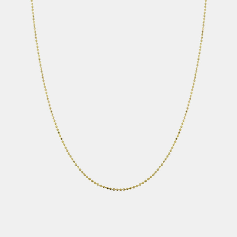 Cadena Bolitas (Solid Gold) - Triangulum Workshop