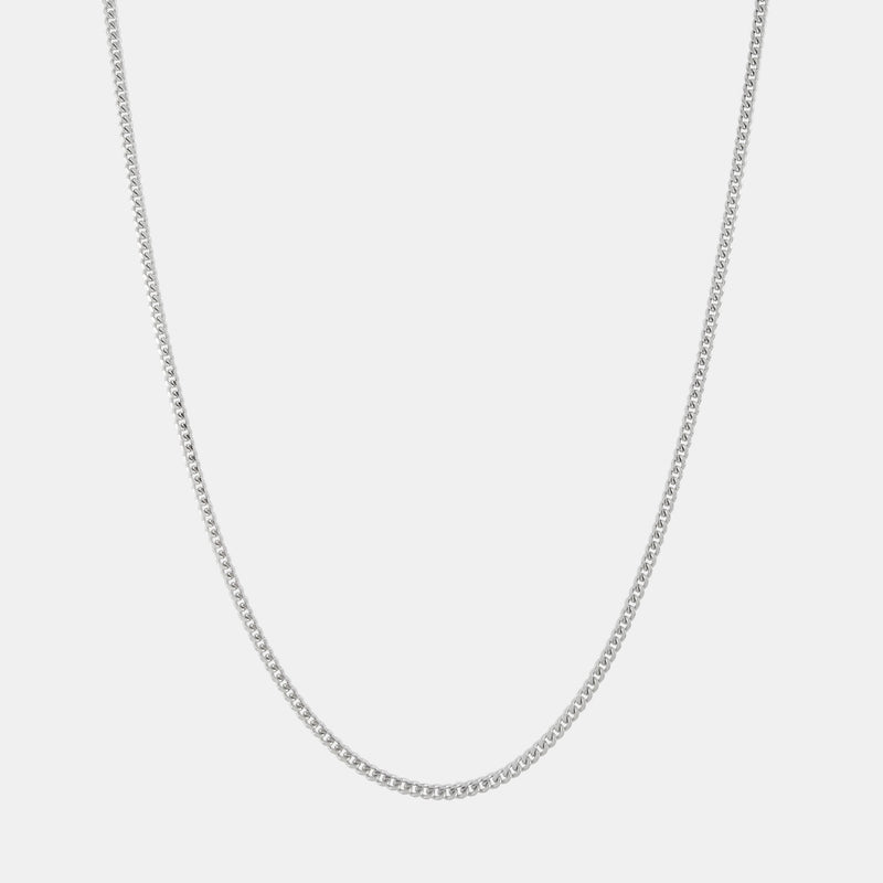 Cadena Cuban Link (Rodio) 2mm - Triangulum Workshop