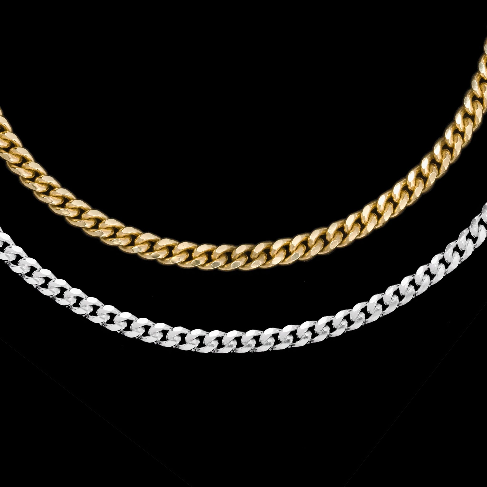 Oro sólido o plata .925: ¿Cuál Cuban Link 3mm elegir?