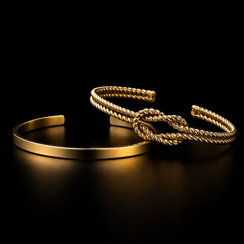 Brazaletes Oro sólido