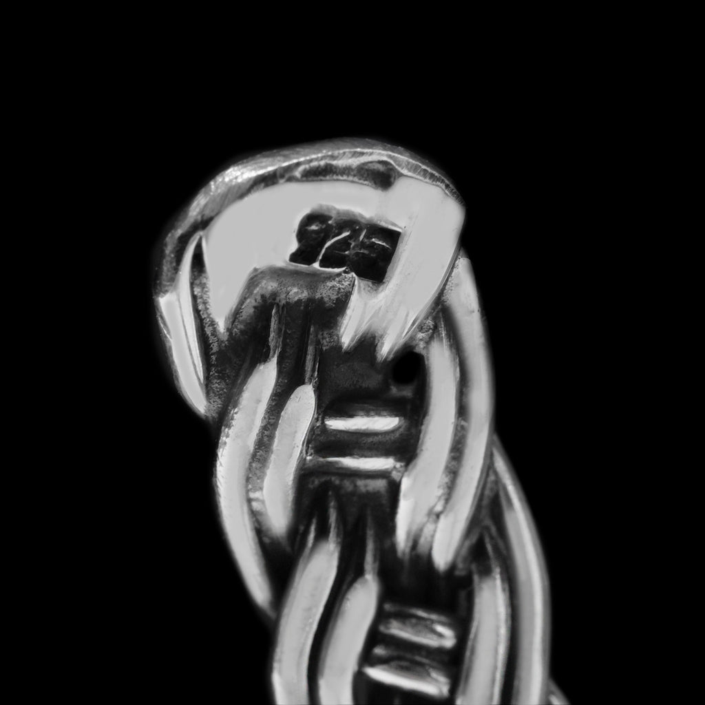 Brazalete Trenzado (Plata) Pulsera