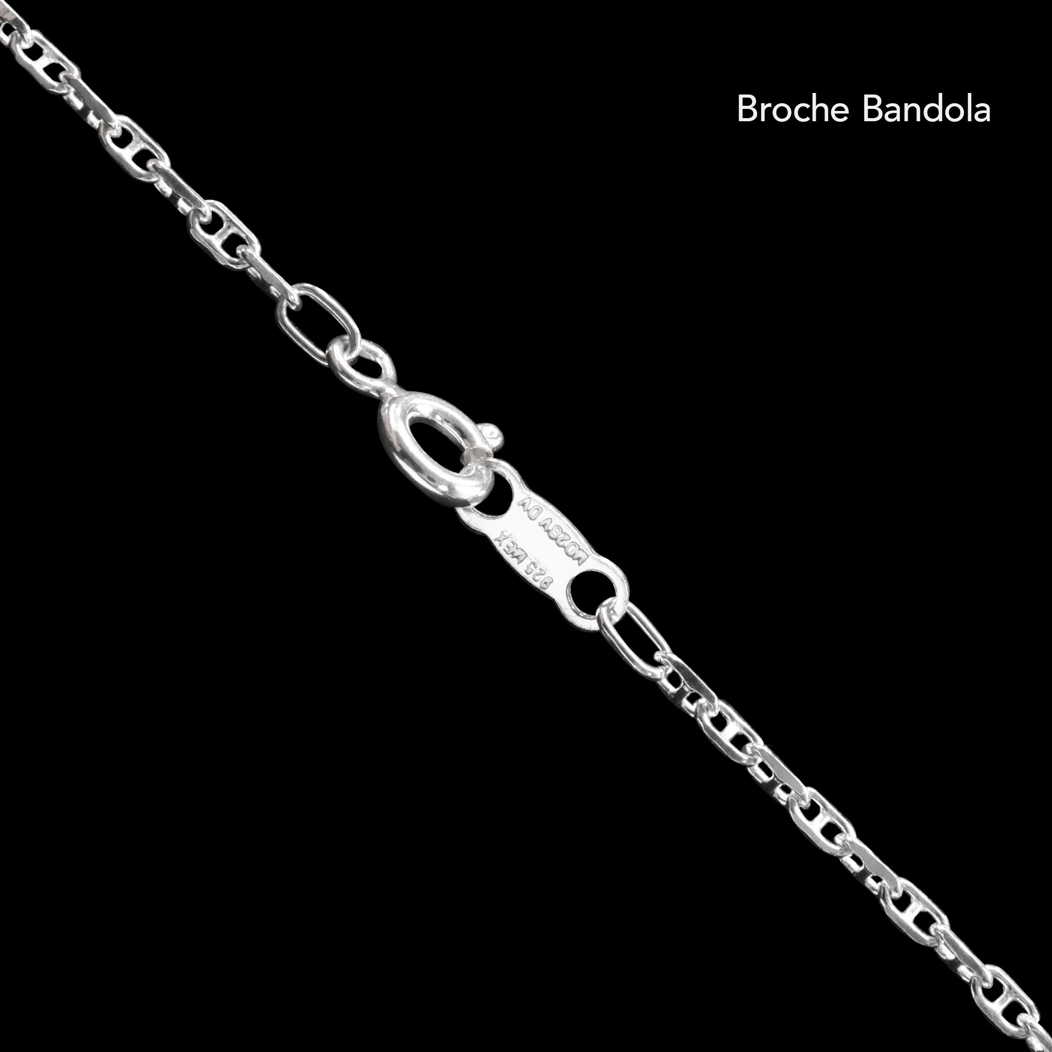Ancla 2mm (Plata) Pulsera