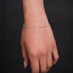Pulsera Ancla 2mm Plata