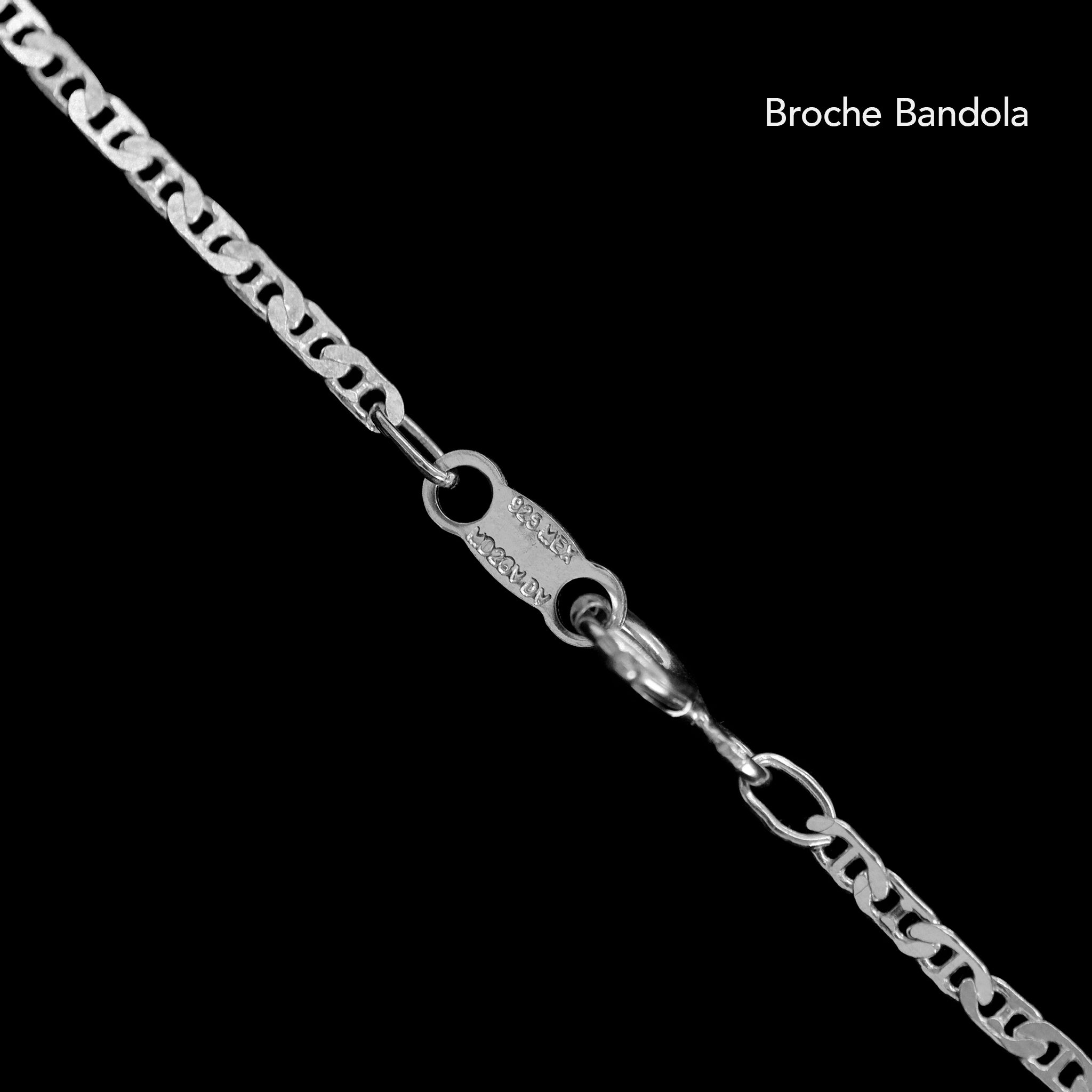 Ancla Martillada 2mm (Plata) Cadena