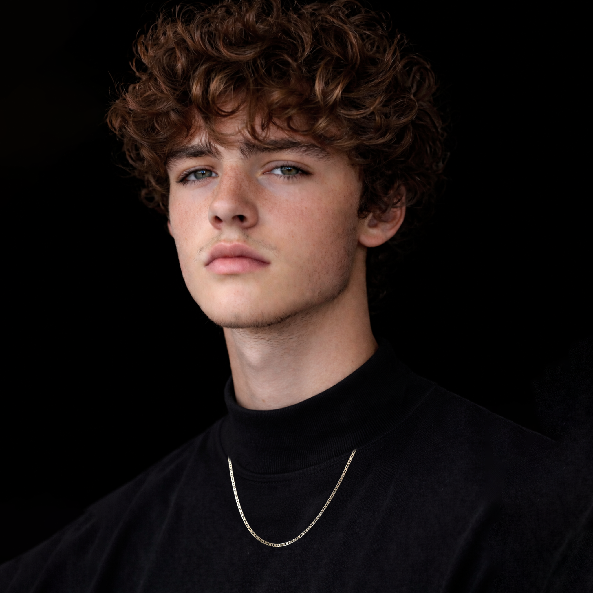 Ancla Martillada 3mm (Oro Sólido) Cadena