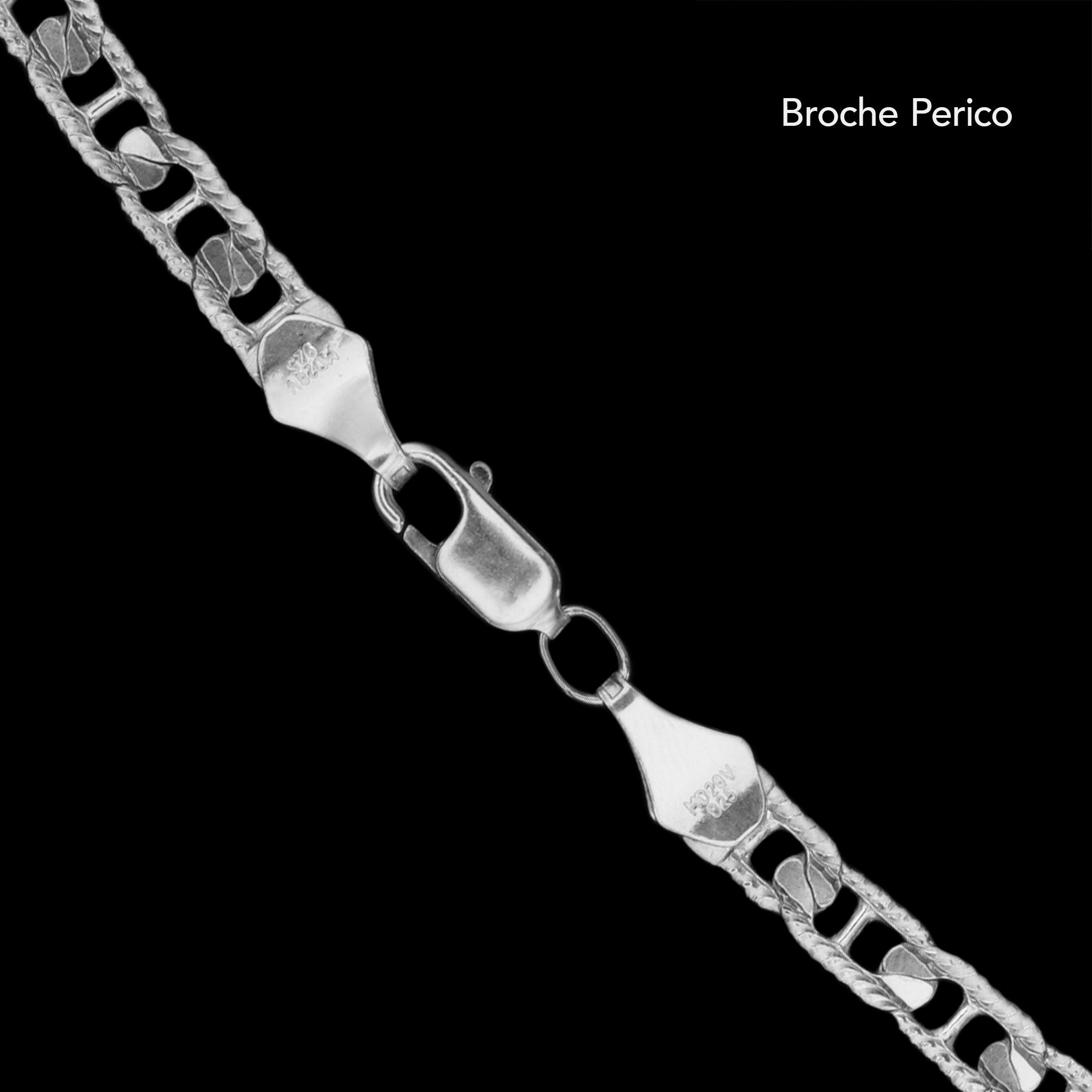 Ancla Martillada Danesa 5mm (Plata) Pulsera