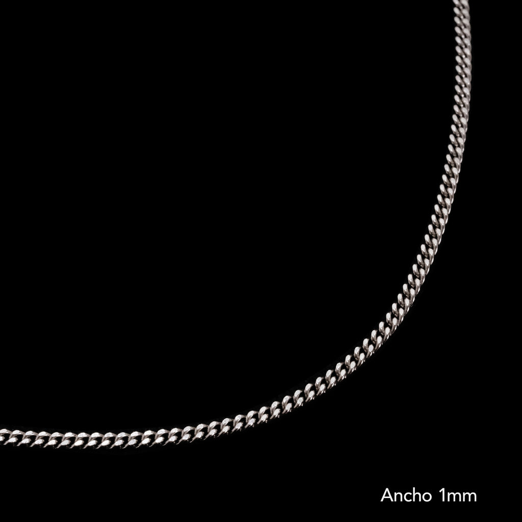 Collar Atlántica 1mm Plata