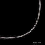 Collar Atlántica 1mm Plata