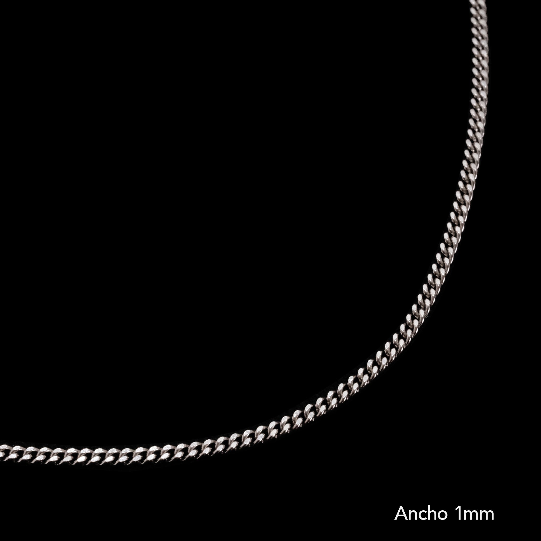 Atlántica 1mm (Plata ) Collar