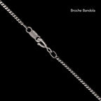 Collar Atlántica 1mm Plata