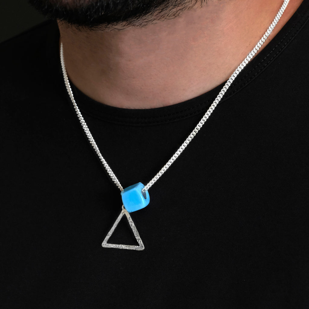 Biselado 3mm (Plata) Collar