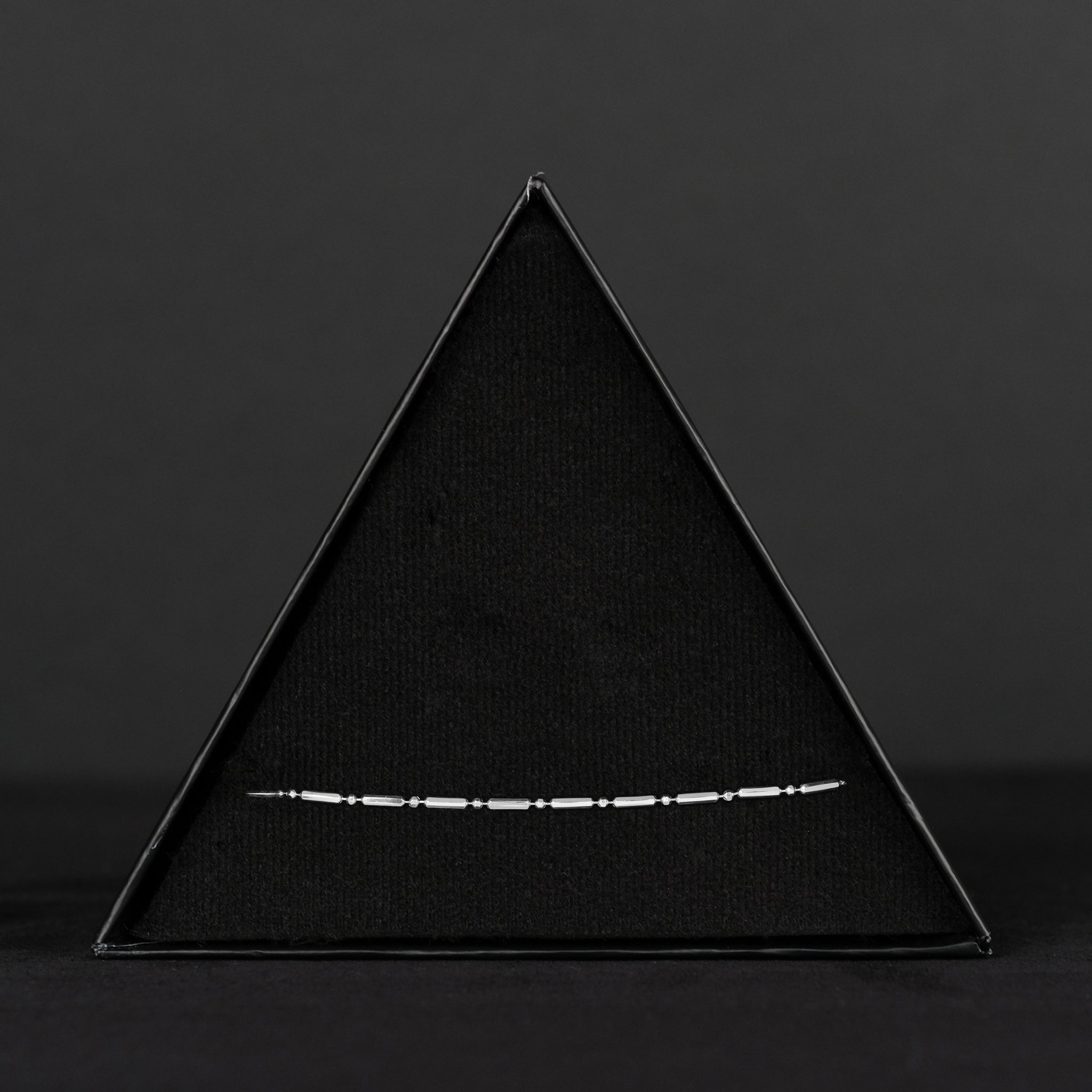 Bolitas 1x1 Corta Diamantada (Plata) Pulsera