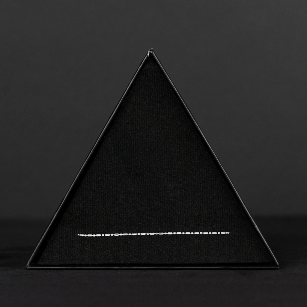 Bolitas 1x1 Diamantada  (Plata) Pulsera