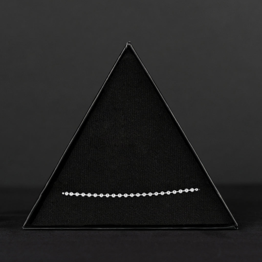 Bolitas 2.5mm (Plata) Pulsera