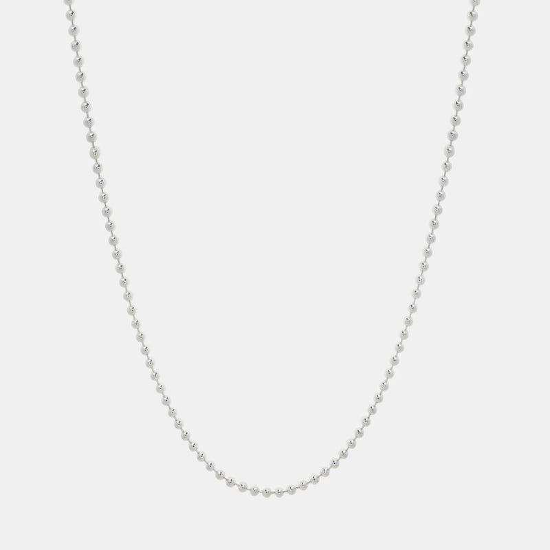 Cadena Bolitas 3mm Plata