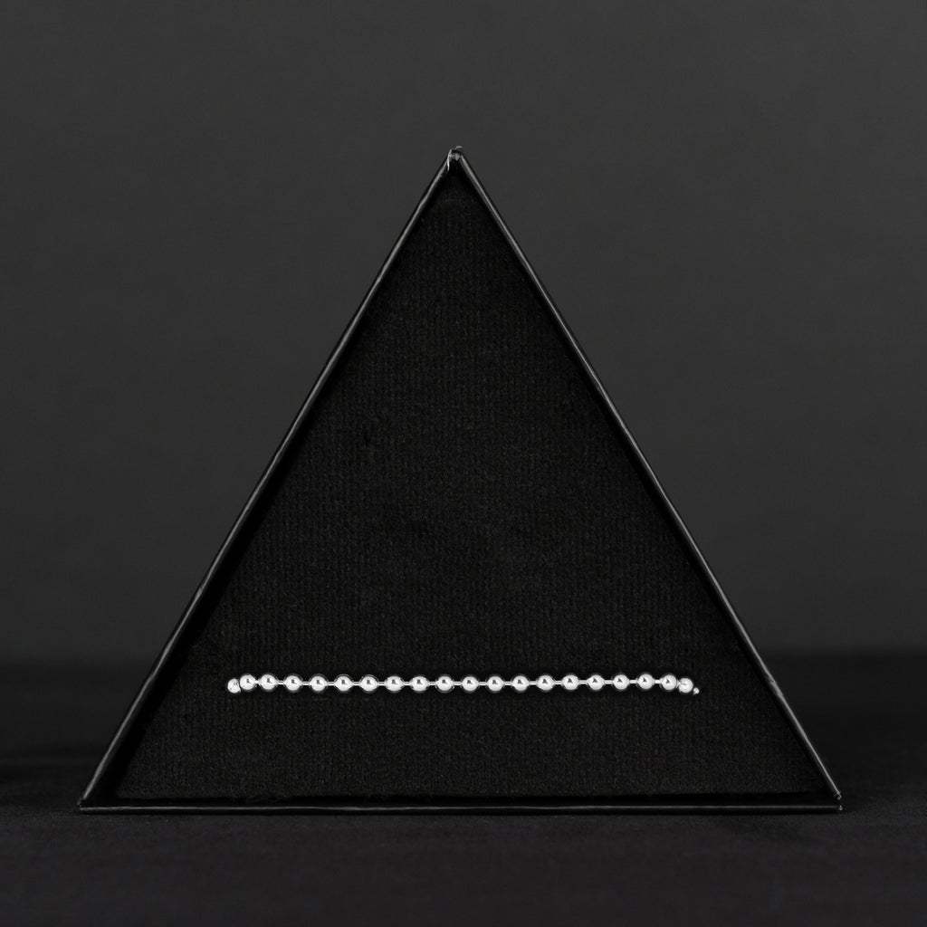 Bolitas 3mm (Plata) Pulsera