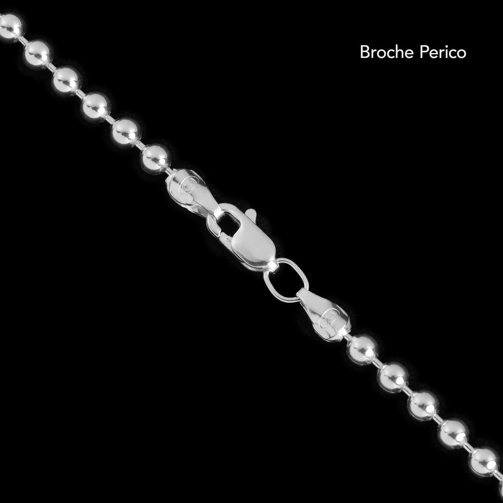 Bolitas 3mm (Plata) Pulsera