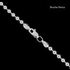 Pulsera Bolitas 3mm Plata