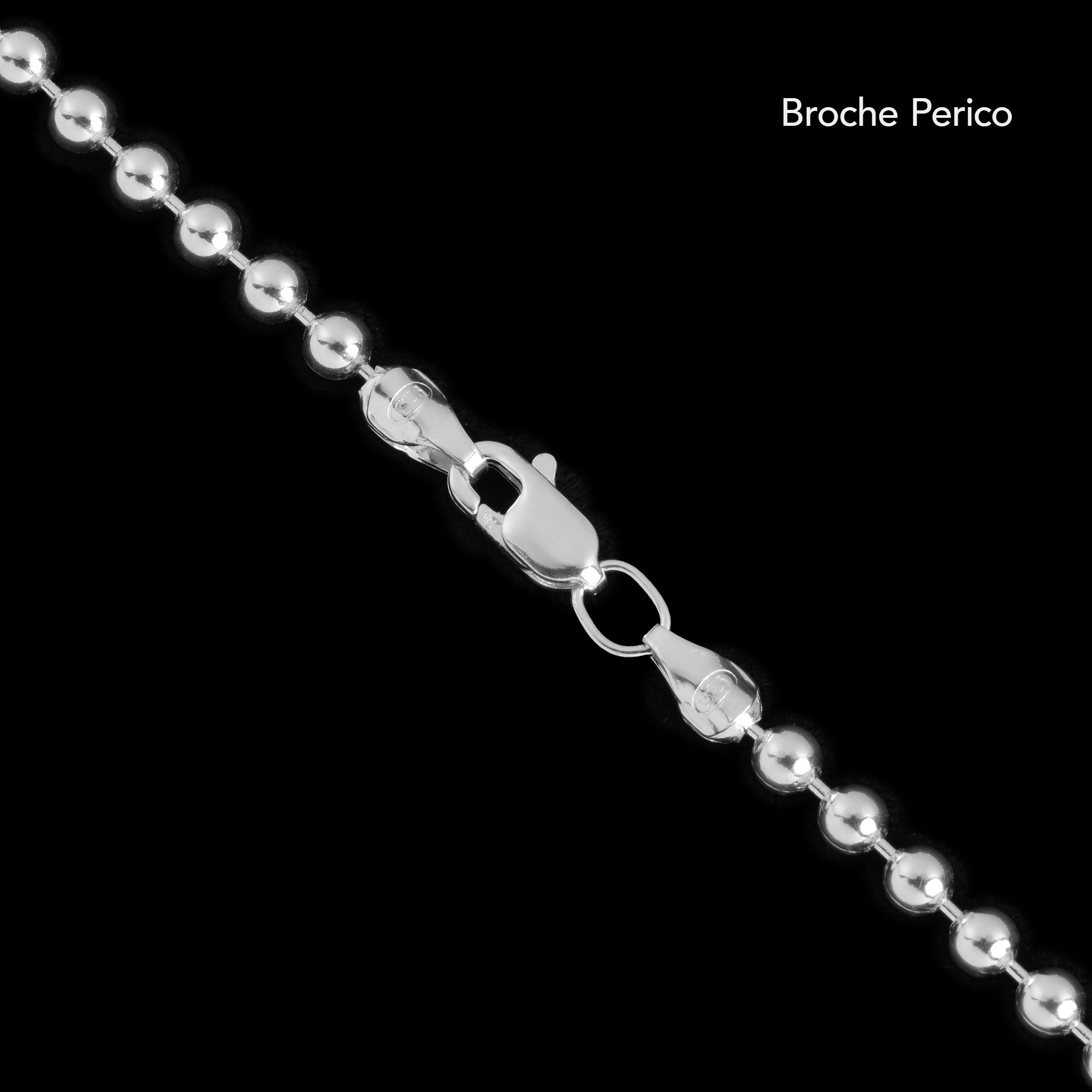 Bolitas 3mm (Plata) Pulsera