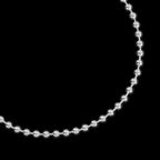 Pulsera Bolitas 3mm Plata