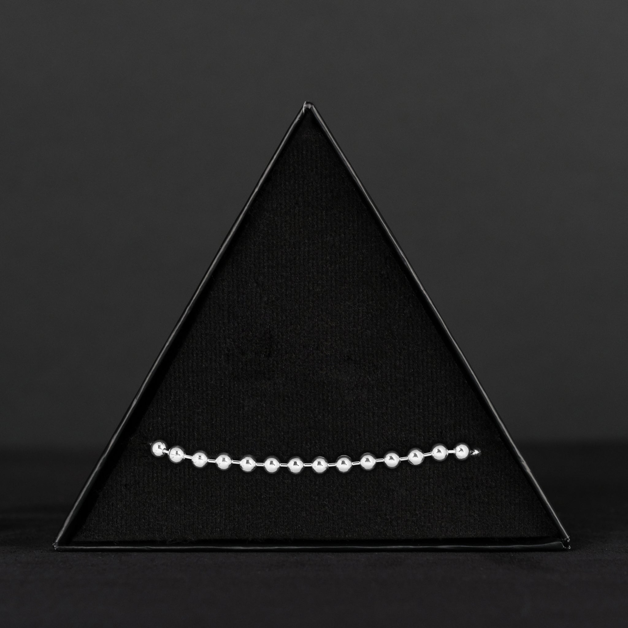 Bolitas 4mm (Plata) Pulsera