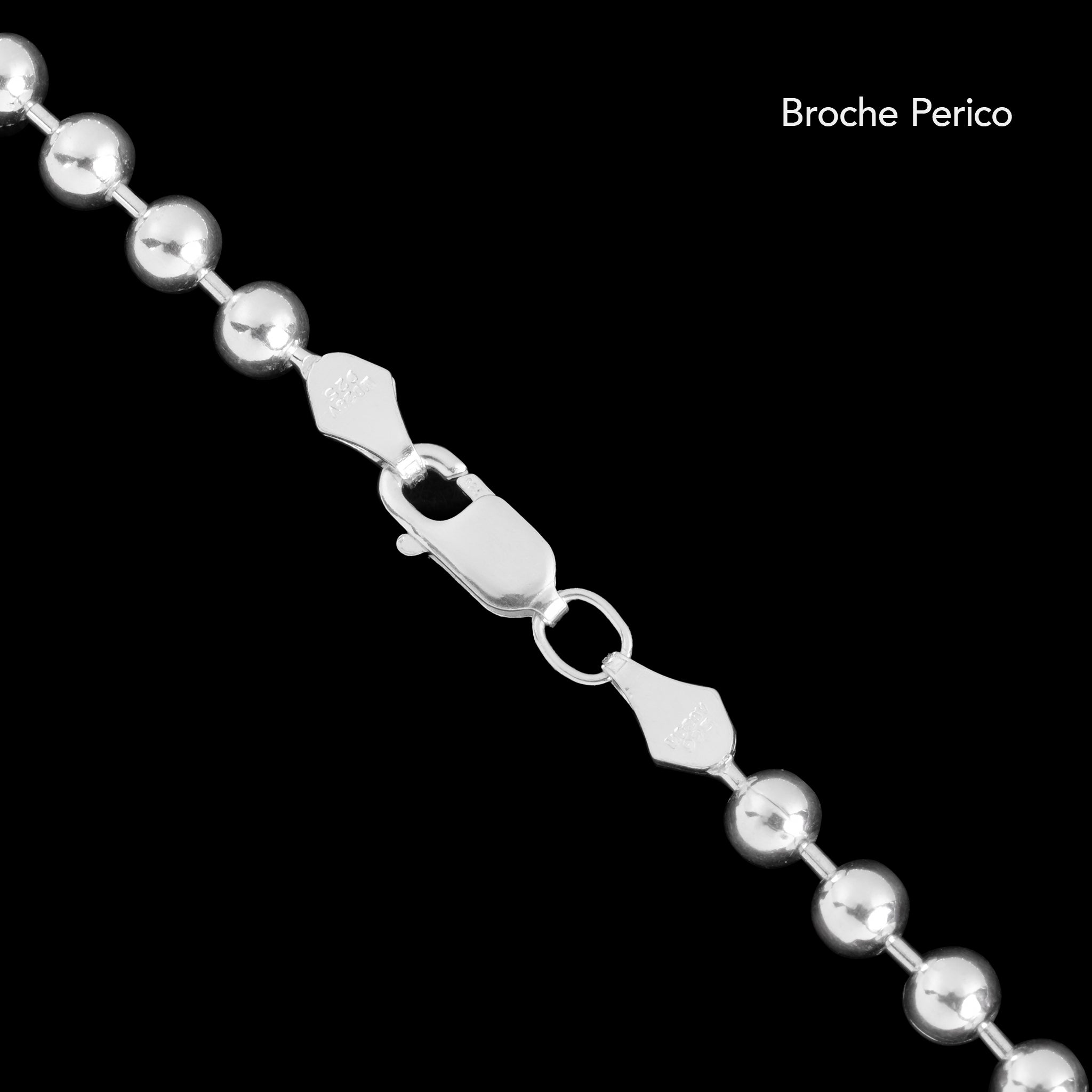 Bolitas 4mm (Plata) Pulsera