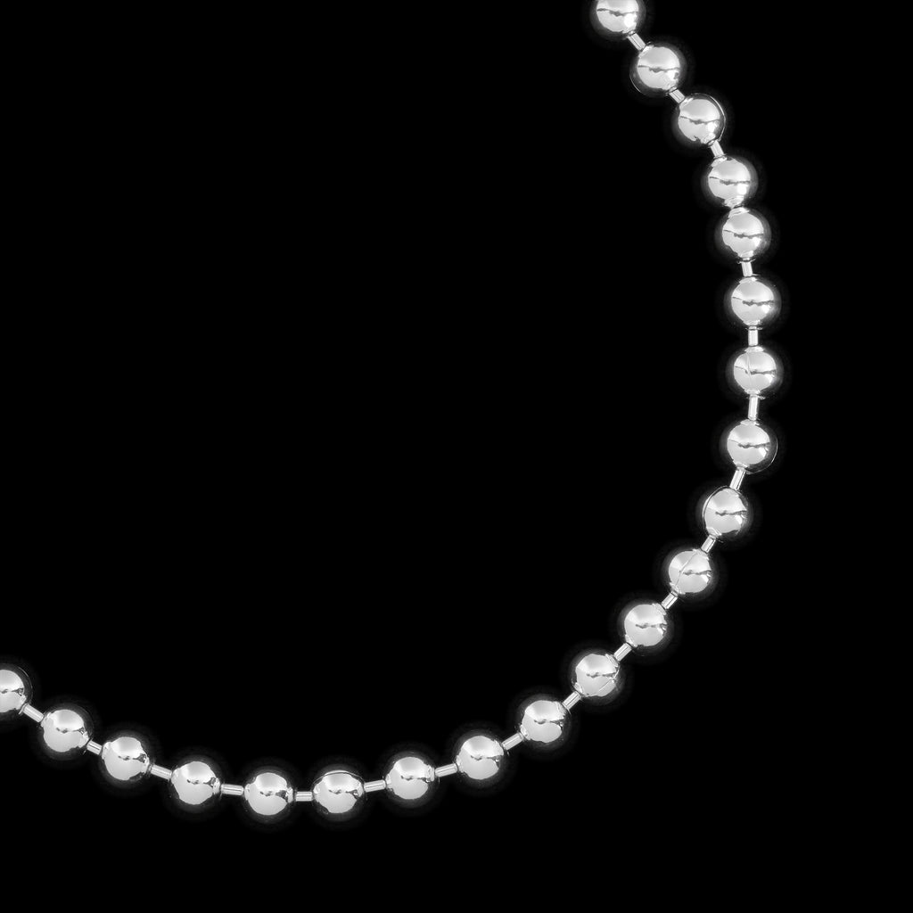 Bolitas 4mm (Plata) Pulsera