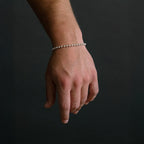 Pulsera Bolitas 4mm Plata