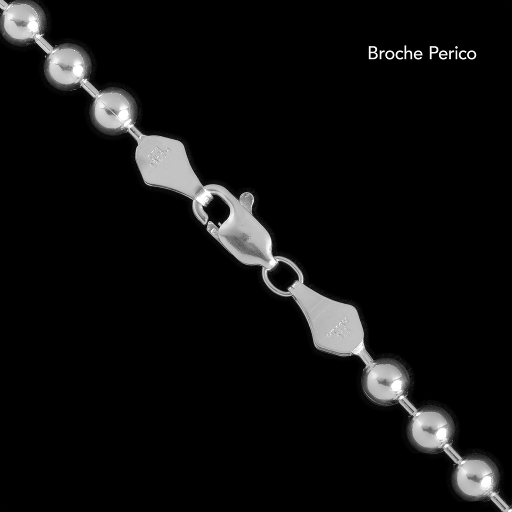 Bolitas 5mm (Plata) Cadena