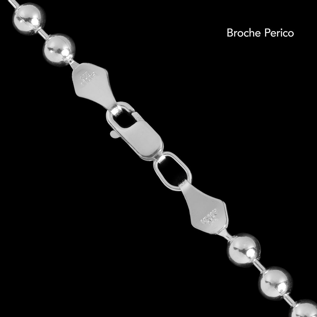 Bolitas 5mm (Plata) Pulsera