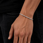 Brazalete Tenis Apex Oro Sólido 14k