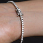 Brazalete Tenis Apex Oro Sólido 14k