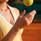 Brazalete de Tenis Soléria Oro Sólido 14k
