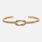 Brazalete Náutico ajustable en oro sólido 10k | Triangulum Workshop