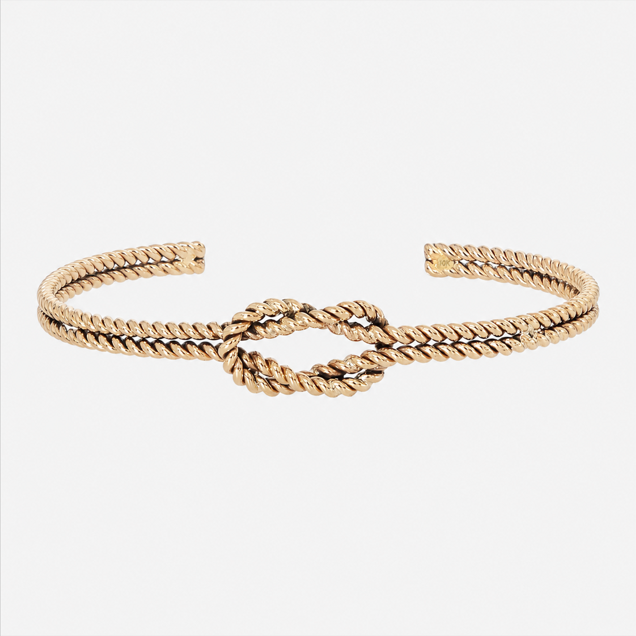 Brazalete Náutico ajustable en oro sólido 10k | Triangulum Workshop
