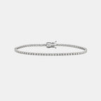 Brazalete Tenis Clarisse Oro Sólido 14k