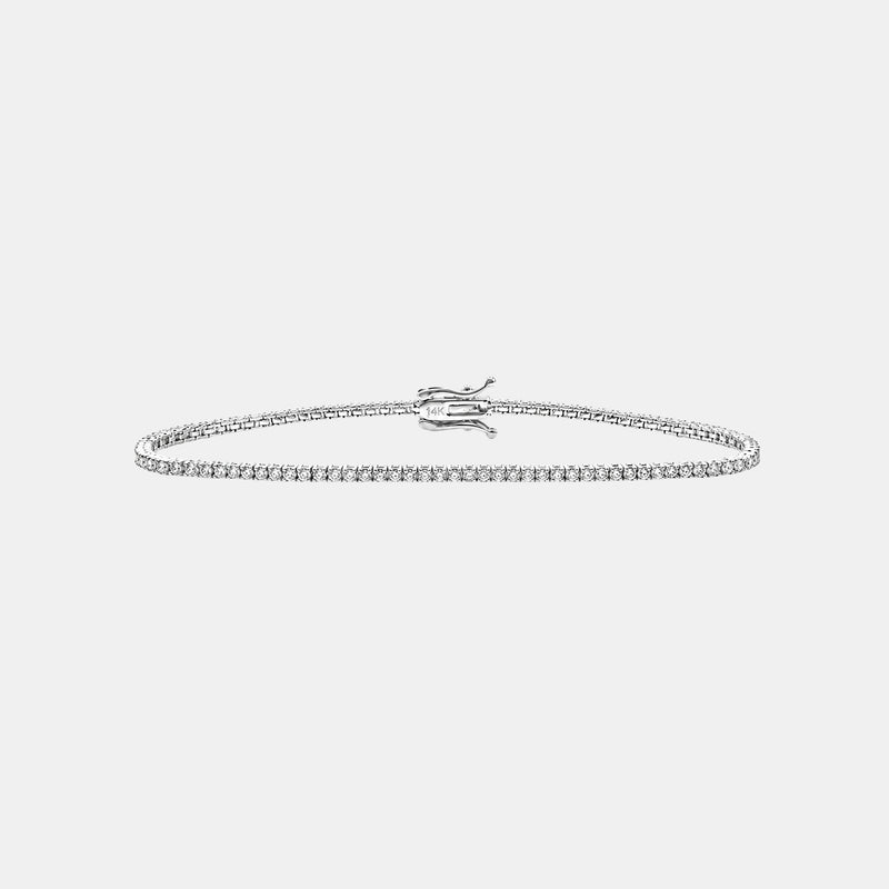 Brazalete Tenis Lys Oro Sólido 14k