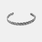 Brazalete Trenzado Plata