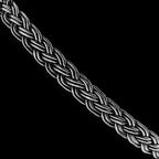 Brazalete Trenzado (Plata)