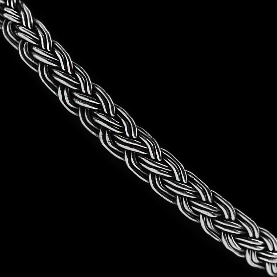 Brazalete Trenzado (Plata) Pulsera