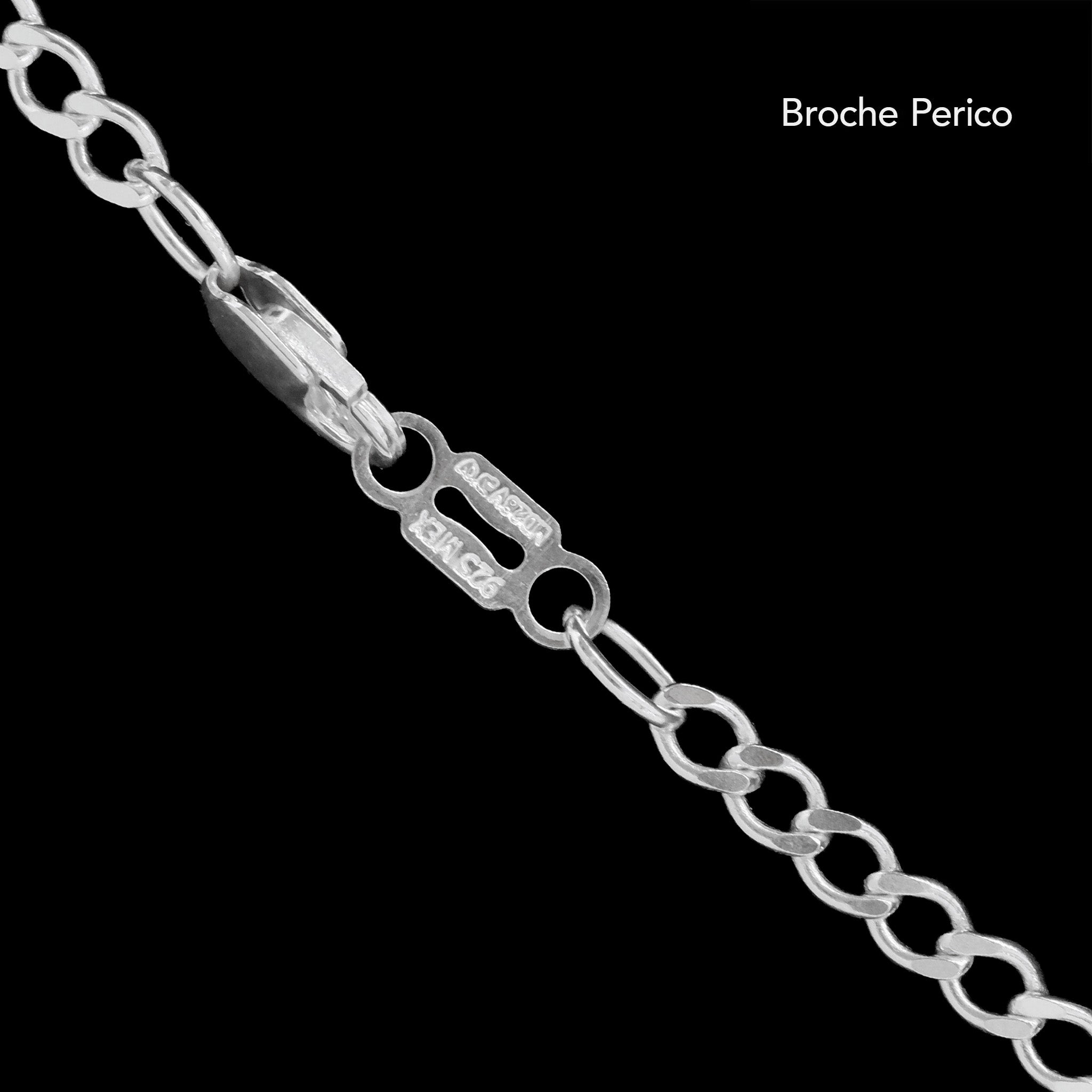 Pulsera Figaro 1x0 3mm Plata