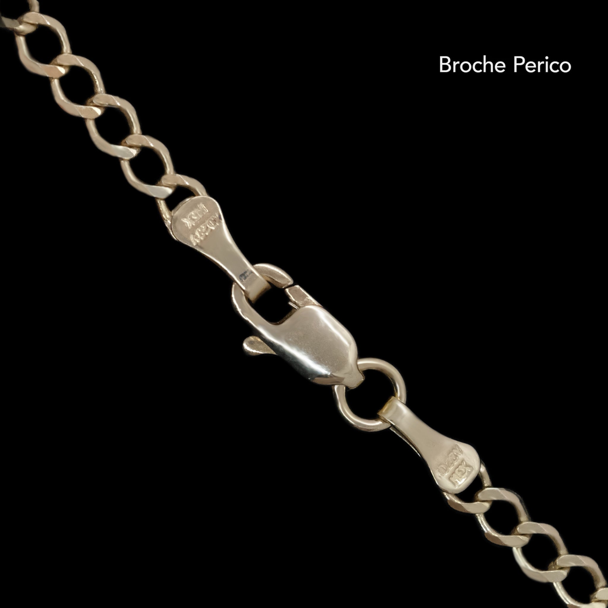 Curb Baby 2mm (Oro Sólido) Placa 5mm Esclava