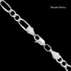 Fígaro Zegrinada 3X1 5mm (Plata) Cadena