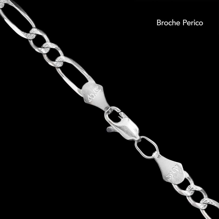 Fígaro Zegrinada 3X1 5mm (Plata) Cadena