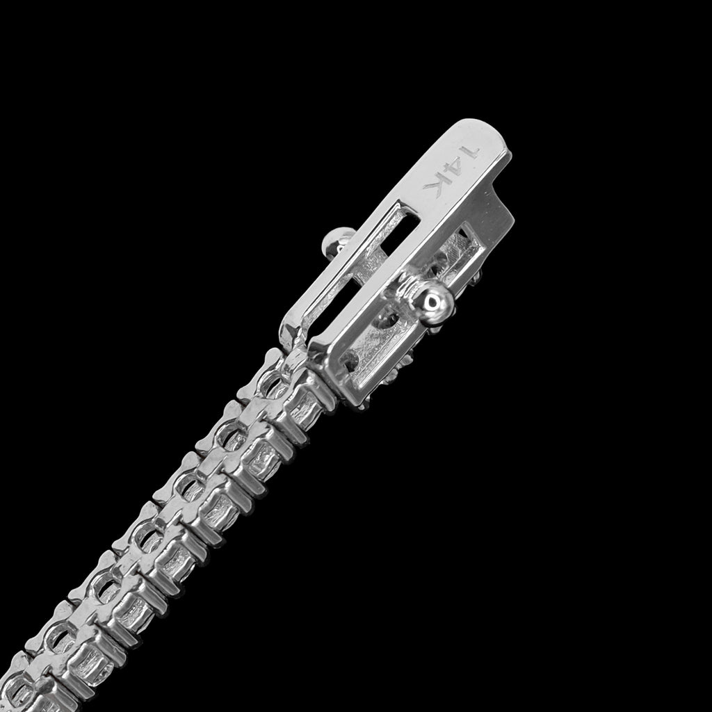 Brazalete Tenis Apex Oro Sólido 14k