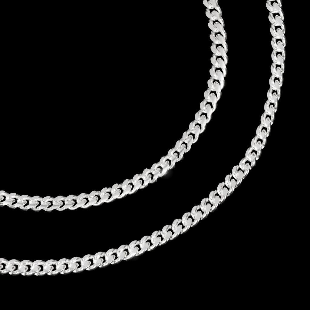 Set Cuban Link 3mm (Plata)
